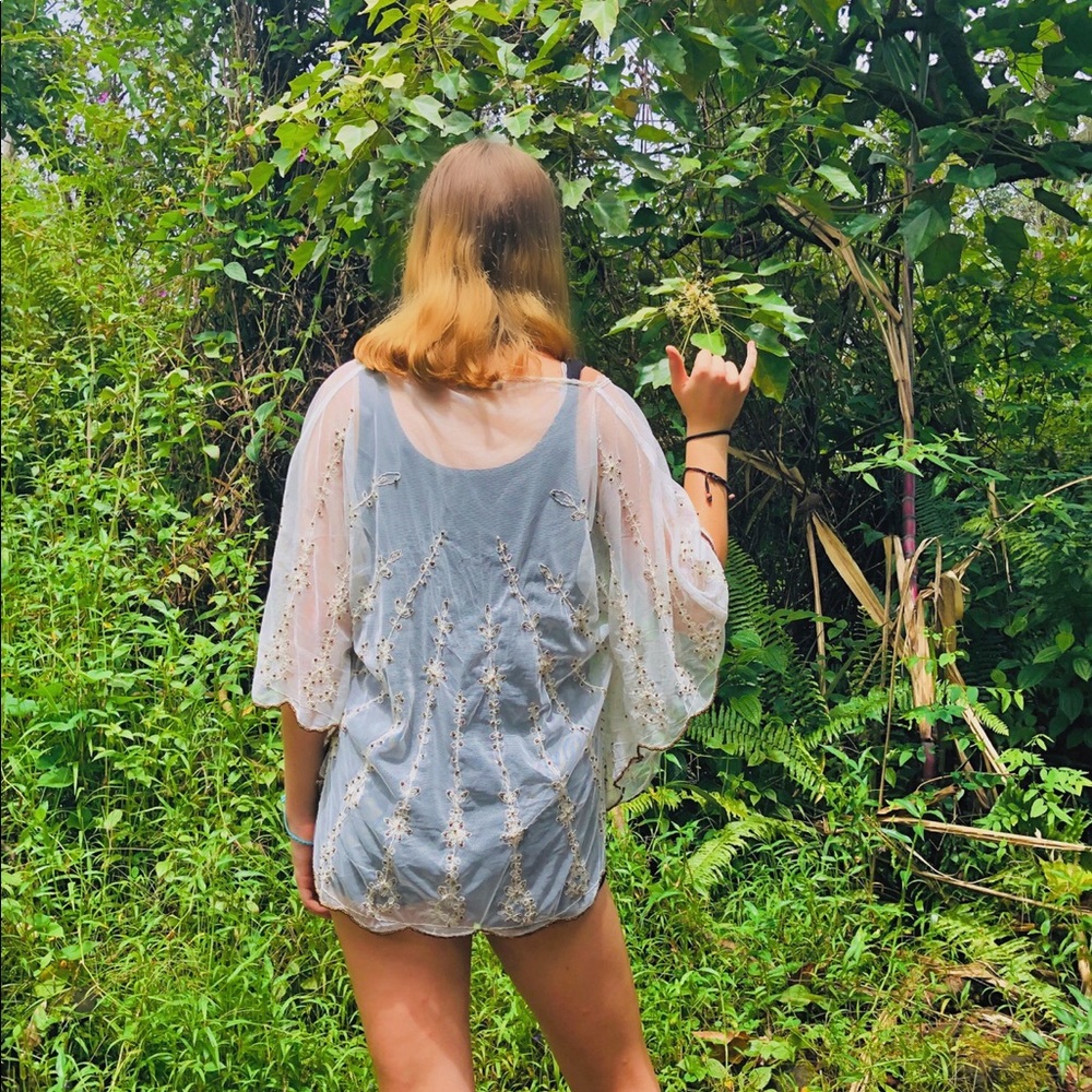 vintage beaded poncho